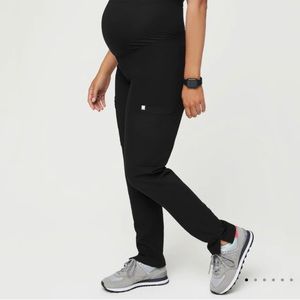 FIGS Maternity Yola Pants in Black Size XXS